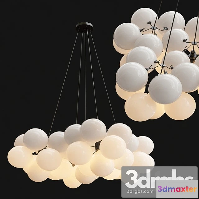 987526 - Frosted Bubble Chandelier 1