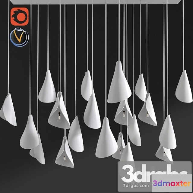 987562 - Gamadecor pappardelle direct light pendant lamp