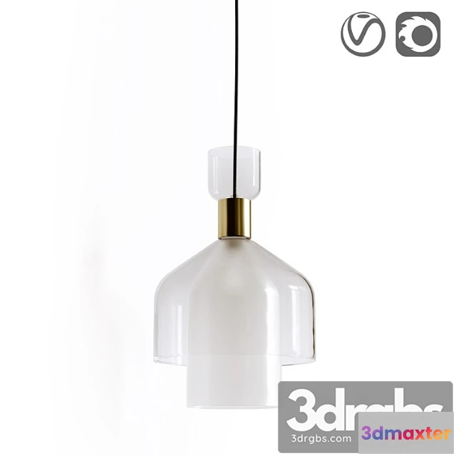 987634 - Glass and brass lamp amoris