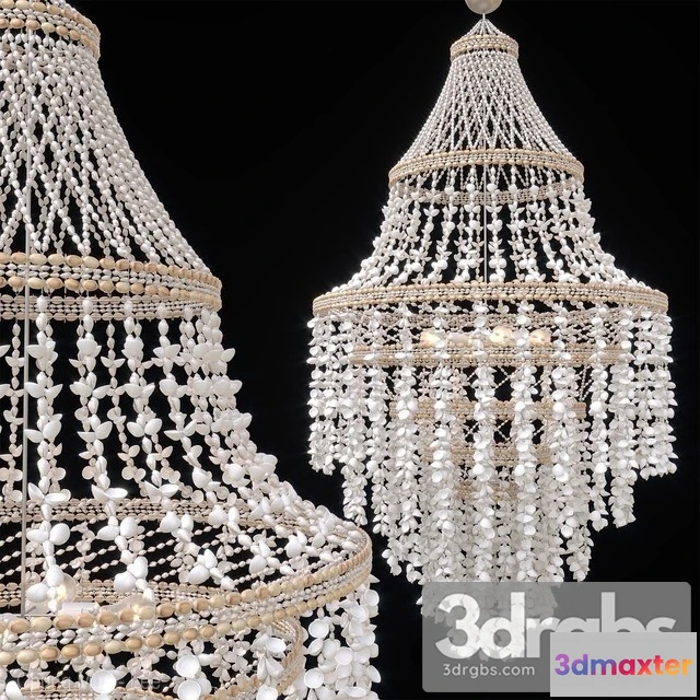 987714 - Grand Shell Chandelier D1000