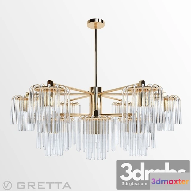 987732 - Gretta 12-light sputnik modern-linear-chandelier