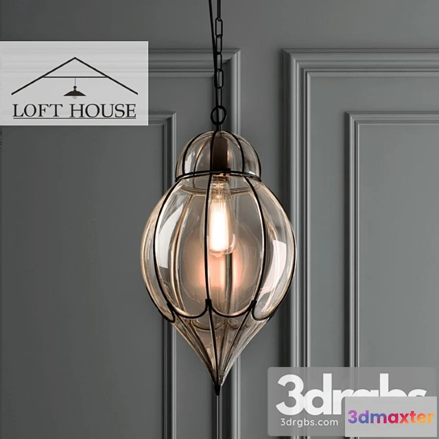 987840 - Hanging lamp loft house p-164