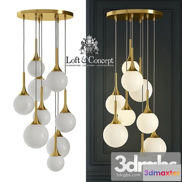 987862 - Hanging lamp restoration hardware whitney chandelier