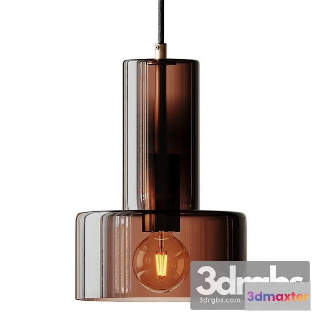 987998 - Hubsch Glass Pendant Lamp in Brown
