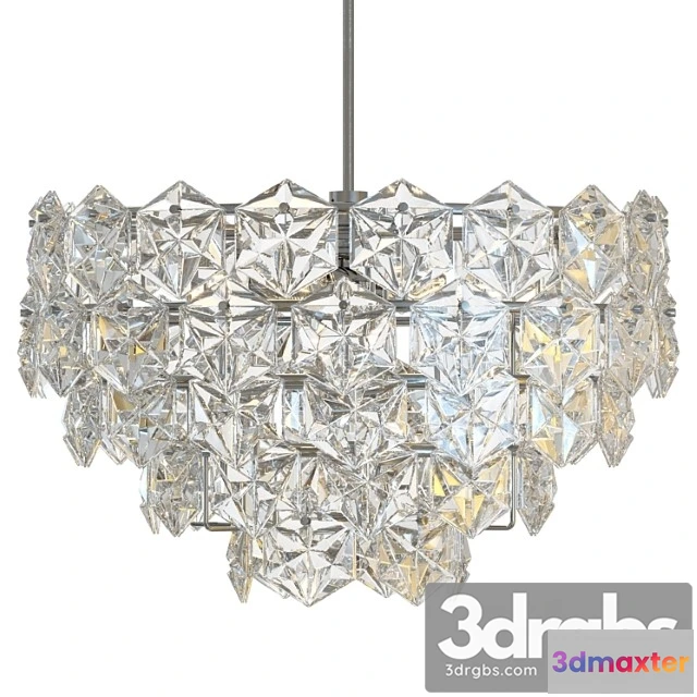 988362 - Kinkeldey Hexagonal Crystal Chandelier