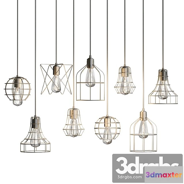 988508 - Lampara Vintage Techo Comparacion