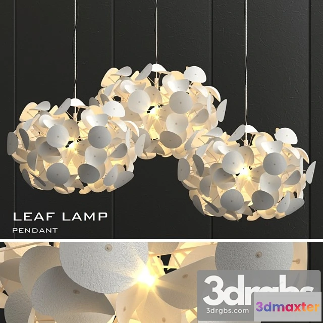 988850 - Leaf White Pendant