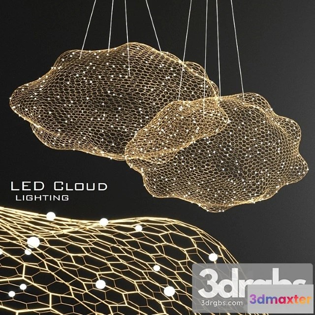 988856 - Led cloud chandelier