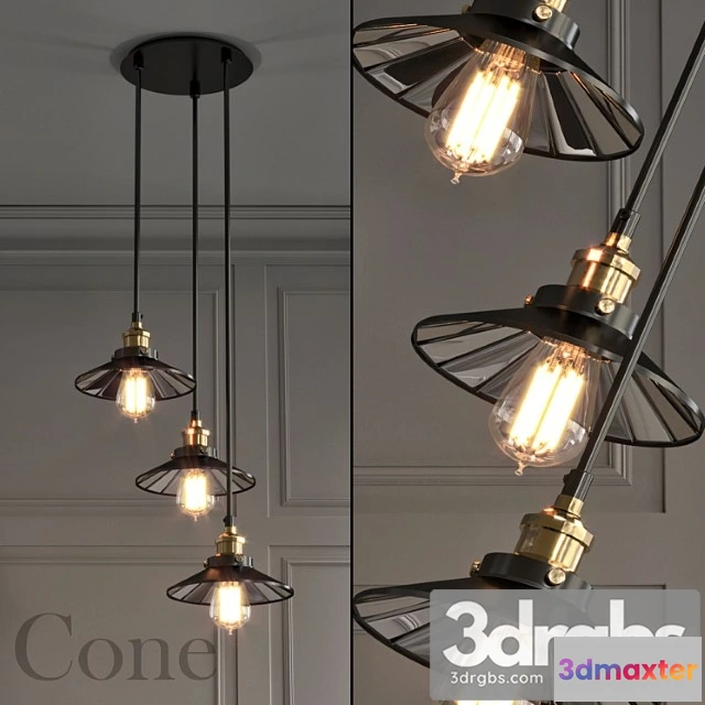 989140 - Loft cone pendant reflector 3