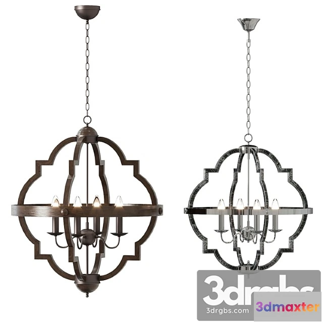 989158 - Loft-concept chandelier