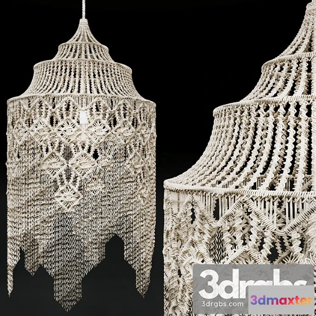 989312 - Macrame chandelier 2