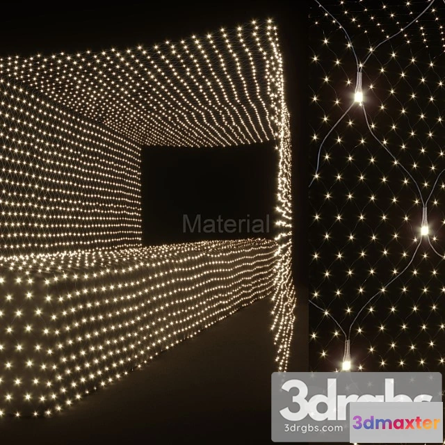 989506 - Material Garland Grid