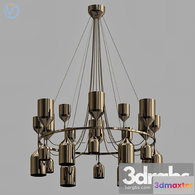 989670 - Metalarte copacabana queen 3 pendant lamp