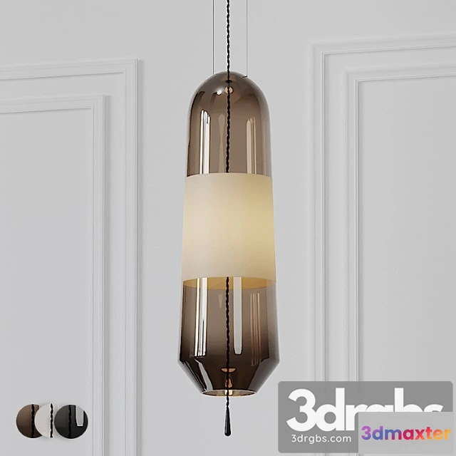 989728 - Mini glass pendant light 3 different materials