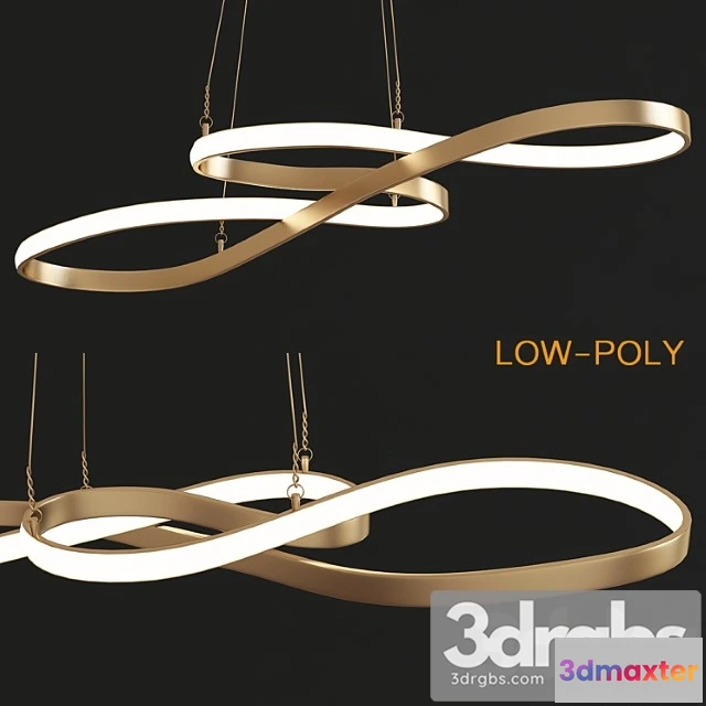 989736 - Minimalism diy hanging modern led