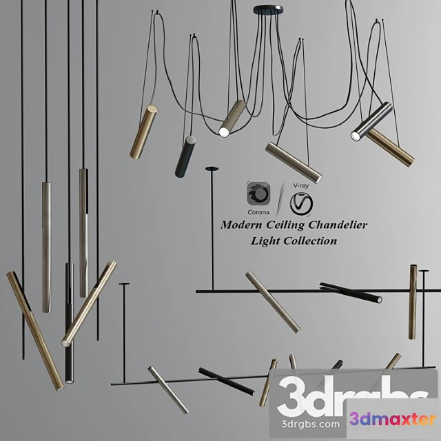 989788 - Modern ceiling led chandelier light collection