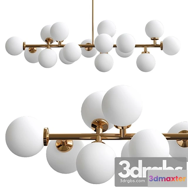 989818 - Modern led chandelier light fitting