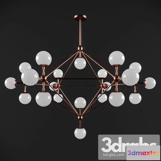 989860 - Modo Chandelier 21 Globe 1
