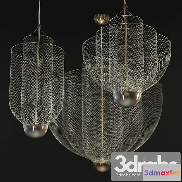 989914 - Moooi meshmatics chandeliers by rick tegelaar