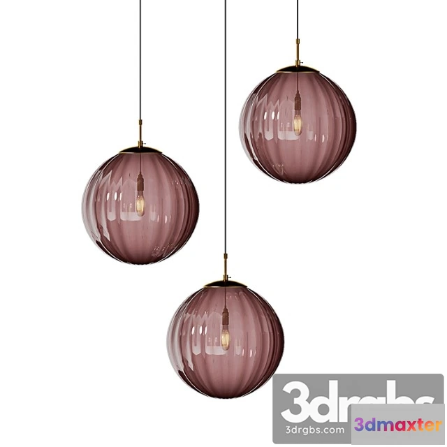 990116 - Nordic Colorful Glass Globe Pendant Lights Aska