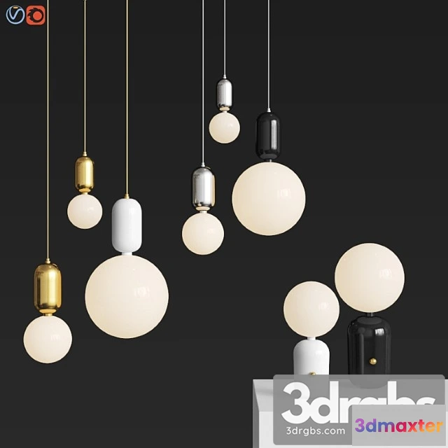 990410 - Parachilna aballs light set hayon studio