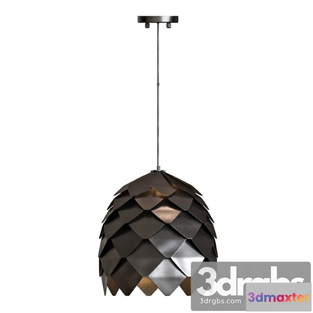 990500 - Pendant lamp crimea pine cone black
