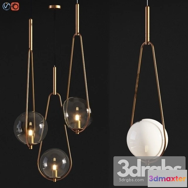 990572 - Pendant Lamp Loop Brass