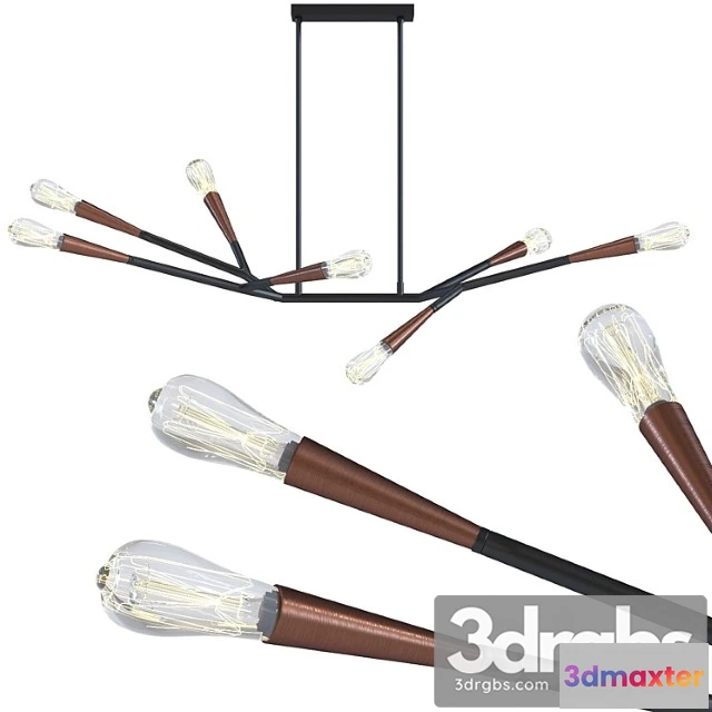 990594 - Pendant lamp monte carlo sette adjustable