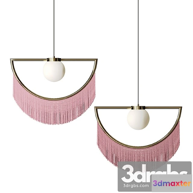 990640 - Pendant lamp with tassels fringe