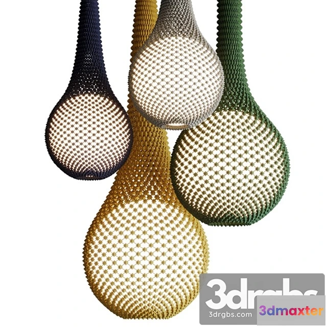 990704 - Pendant Light Ariel Zuckerman Knitted Ice Pendant Lamp