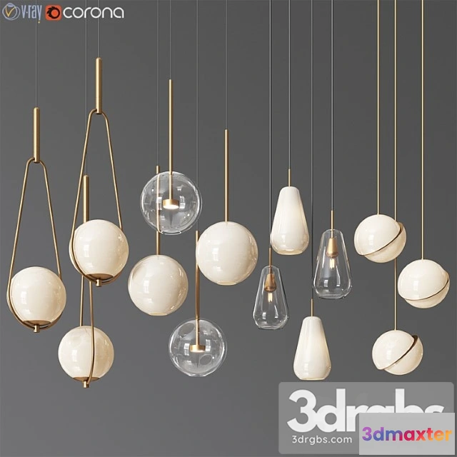 990722 - Pendant light collection 11 - 4 type