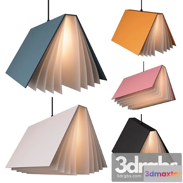 990756 - Pendant Lights Metal Books