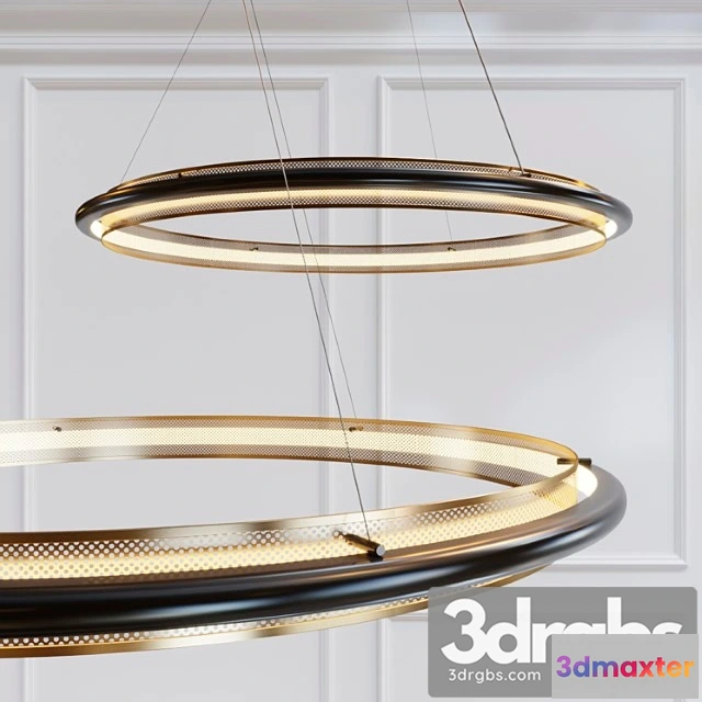 990812 - Perforated Single LED Chandelier