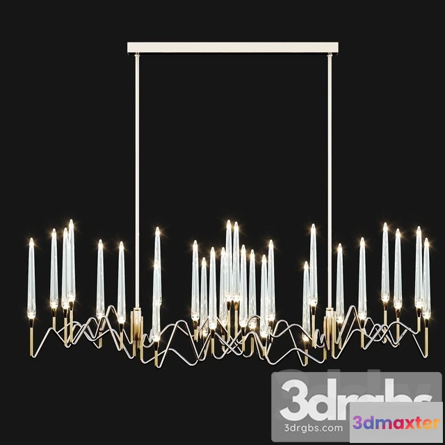990820 - Pezzo 3 Long Chandelier