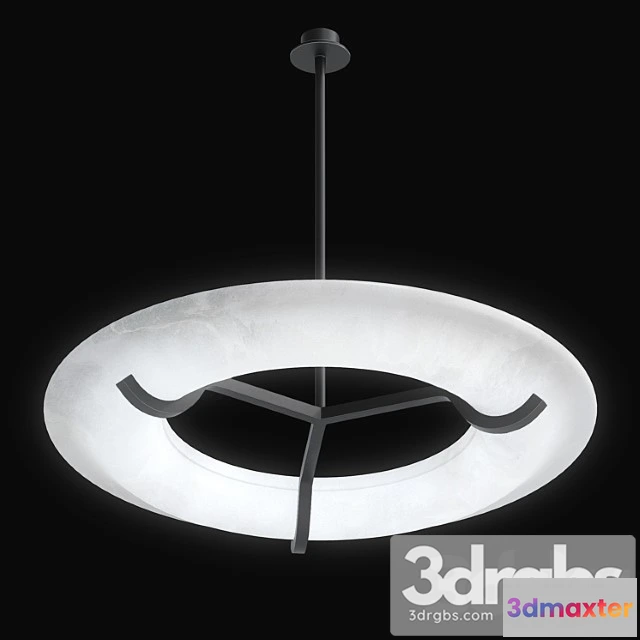 990860 - Plaster And Wrought Iron Chandelier By Eric Schmitt