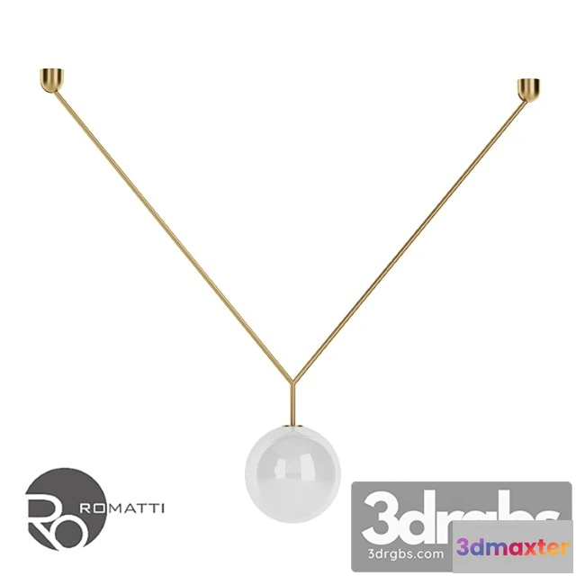 990918 - Podviesnoi Svietil Nik Romatti Flos Notch 45