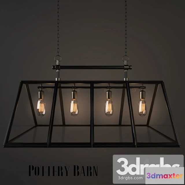 990958 - Pottery Barn Greenhouse Chandelier