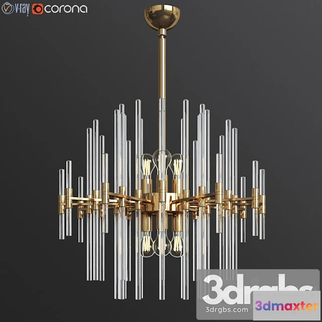 991010 - Quebec 6-light chandelier