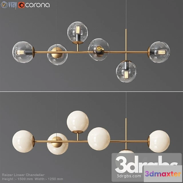 991036 - Raizer Linear Chandelier