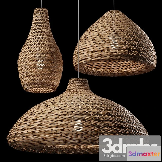991062 - Rattan Pendant Light 08
