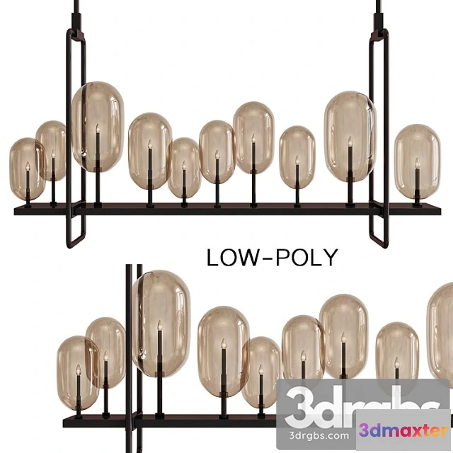 991076 - Rectangle vintage pendant lights for indoor