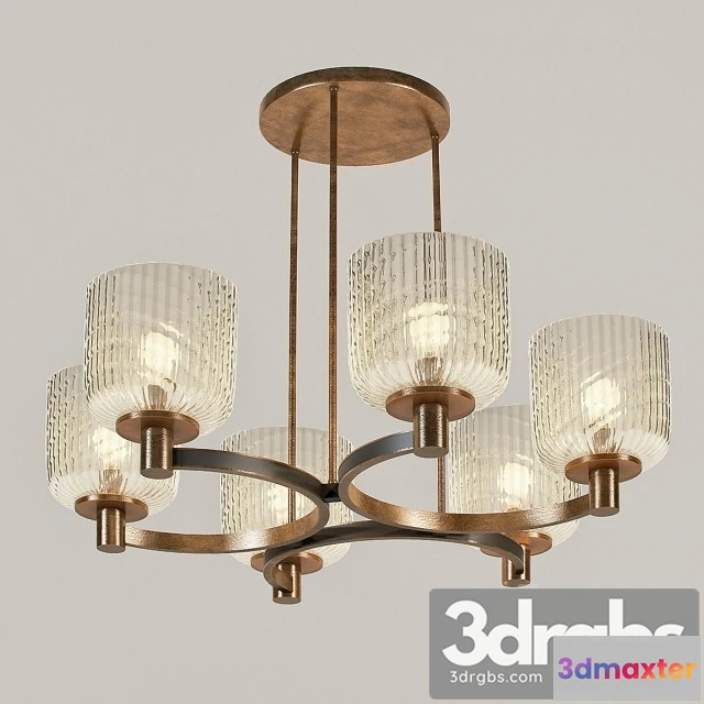 991100 - Remains Murano Glass Chandelier