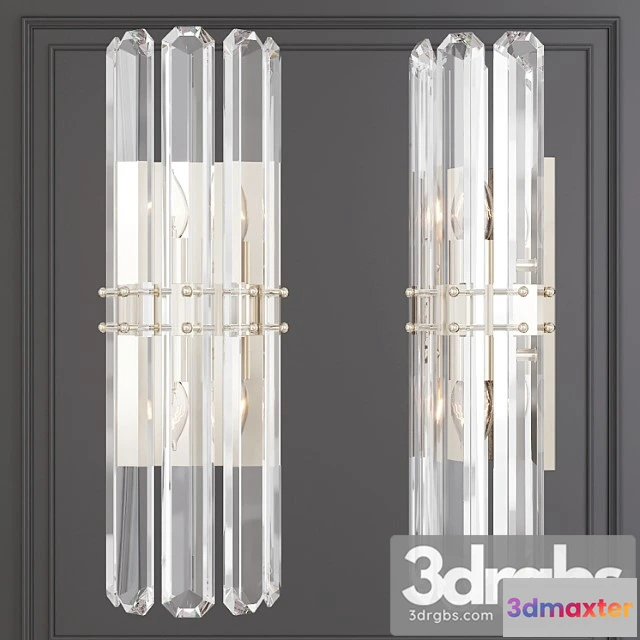 991146 - Restoration hardware bonnington tall sconce nickel