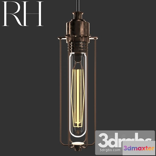 991244 - Rh edison caged pendant