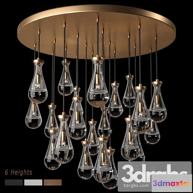 991258 - Rh Rain Round Chandelier 47