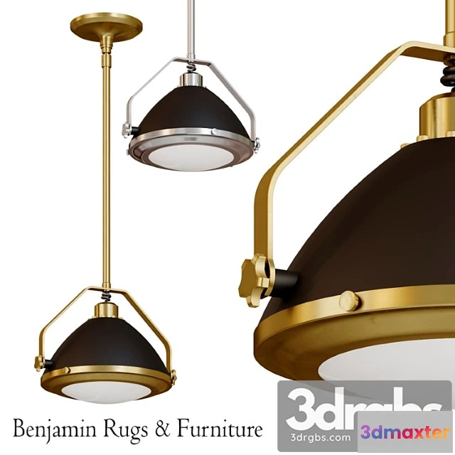 991304 - Robert abbey apollo 1 bulb pendant.