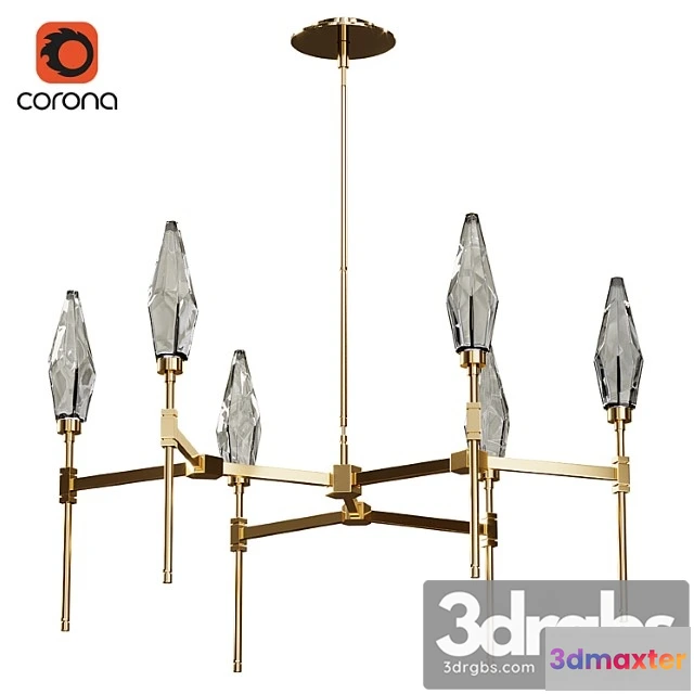 991314 - Rock Crystal Round Belvedere Chandelier