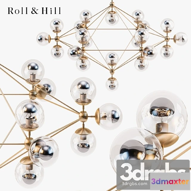 991330 - Roll Hill Modo 6 Sided Chandelier