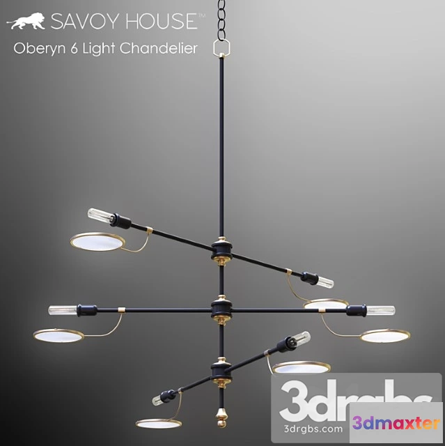 991436 - Savoy House Oberyn 6 Light Chandelier