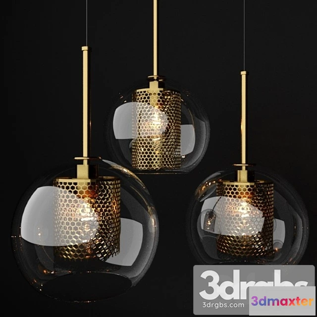 991454 - Scandinavian style glass lamp catch01